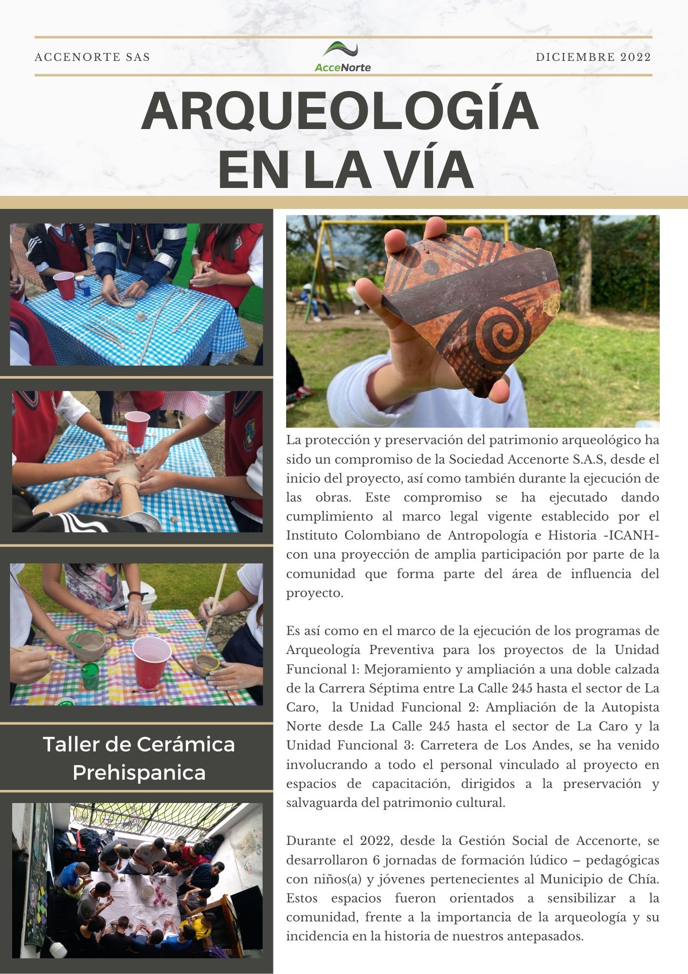 Arqueología en la vía