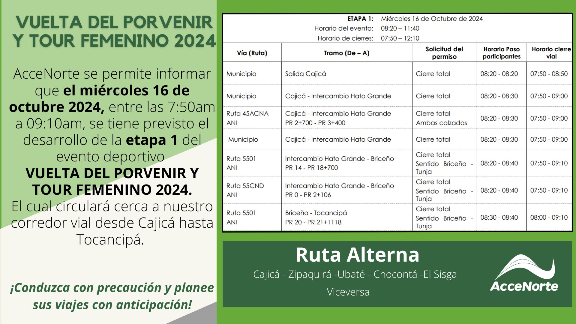 cierre vial 