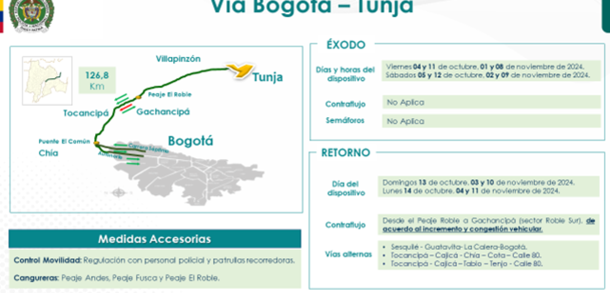 Semana de receso octubre 2024
