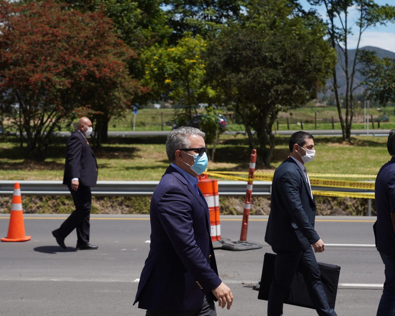 LLegada del presidente